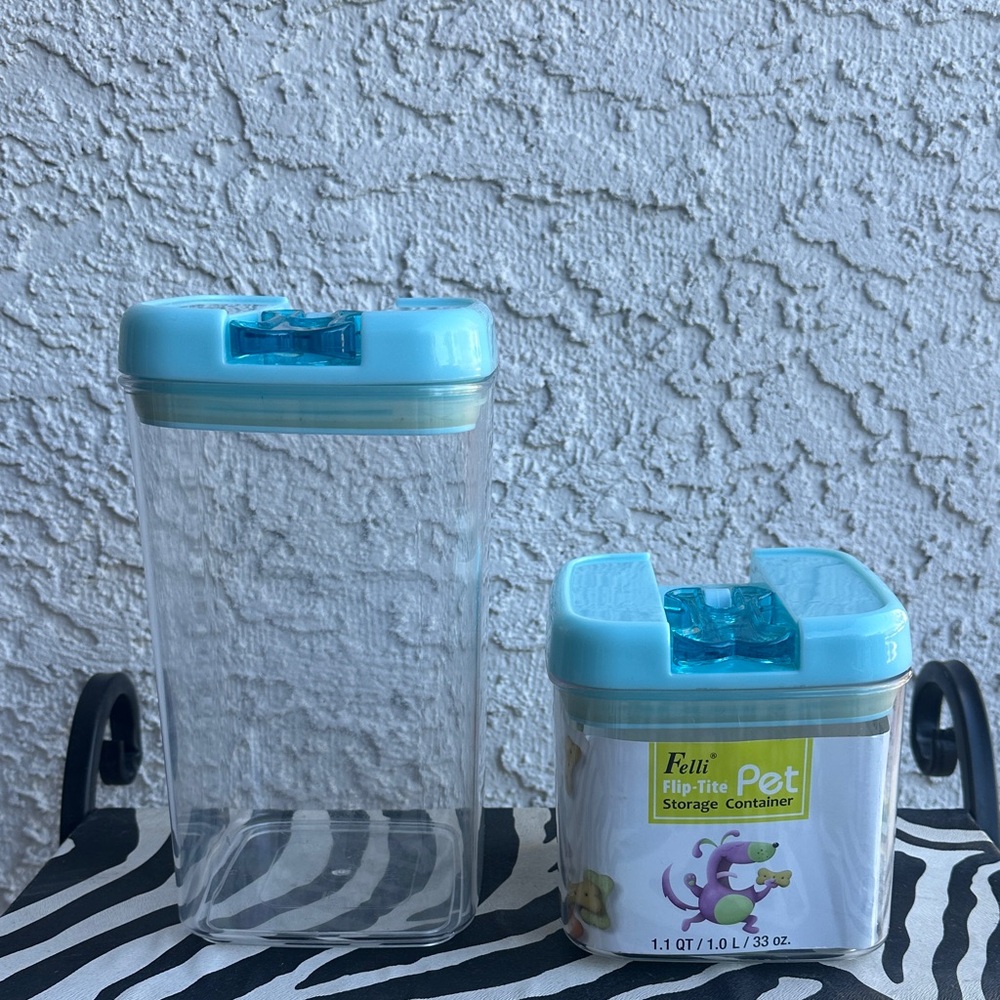 Pet Storage Container Set of 2 - used in good condition.